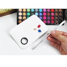 acrylic makeup mixing palette with
