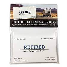 We did not find results for: Out Of Business Cards Gift For Retirees Thatsweetgift