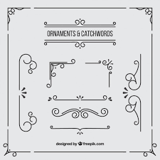 Hand Drawn Ornaments And Borders Vector Free Download