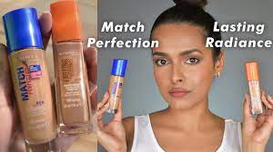 trying rimmel foundations match