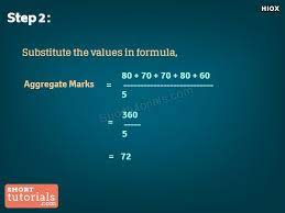 how to calculate aggregate marks for