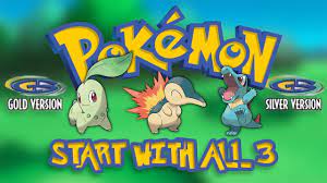 START with ALL 3 Starters in POKEMON GOLD & SILVER (Nintendo 3DS Virtual  Console) - YouTube
