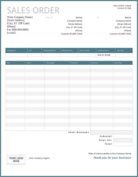 Sales Order Template In 2019 Invoice Template Word