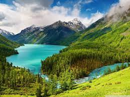 Beautiful Mountain Lakes HD Desktop ...