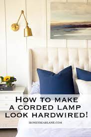 Corded Lamp Look Hardwired