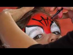 how to do spiderman face paint for kids