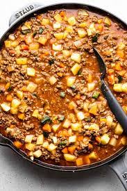 authentic one pan mexican picadillo