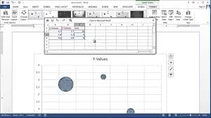 How To Make A Bubble Graph On Microsoft Word Applying Microsoft Word Knowledge