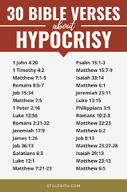 112 verses about hypocrisy kjv