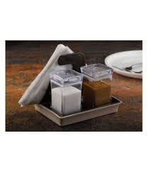 Salt & pepper is a casual restaurant that serves an array of italian and mexican inspired dishes and a variety of popular desserts. Salt And Pepper With Tissue Holder Kitchen Dining Table Restaurant Salt Pepper Set Plastic Buy Online At Best Price In India Snapdeal
