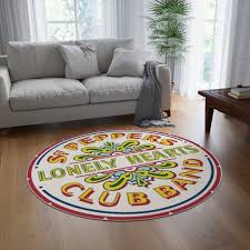 round rug carpet beatles st pepper