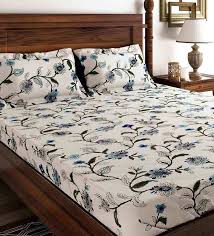 cotton 180tc fitted king size bedsheet