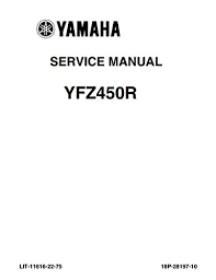 Amazon Com Yamaha Yfz450r Yfz 450 R 2009 2013 Service
