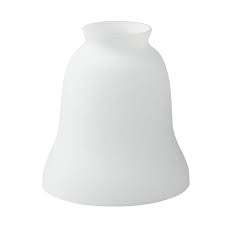 White Glass Bell Lamp Shade For Ceiling