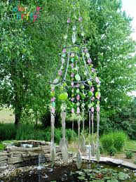 repurposed lshade wind chime color