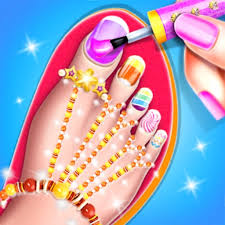 toe nail salon foot spa game by