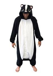 skunk kigurumi costume