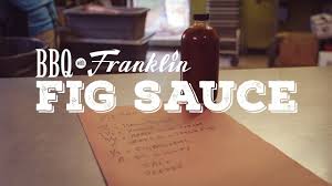 bbq with franklin fig sauce