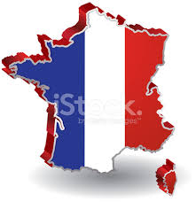 All three stripes on the flag are displayed vertically and have the same width. France Flag Map Stock Vector Freeimages Com