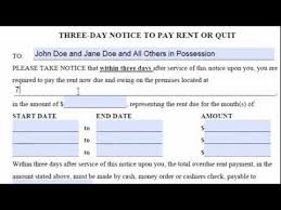San Diego 3 Day Notice To Pay Rent Or Quit How To Fill Out