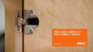 how to replace blum compact 31 hinges