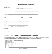 Notary Template Word Notarized Letter Examples Collection