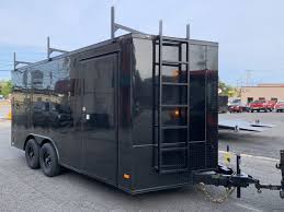 enclosed car hauler trailer 8 5 x16 2