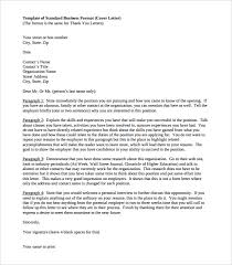 Standard Business Letter Template Under Fontanacountryinn Com