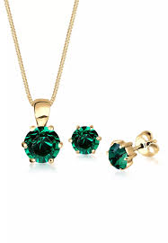 elli germany jewelry set solitaire