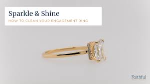 how to clean an enement ring at home