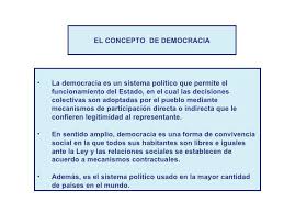 3 conceptos de democracia brainly lat
