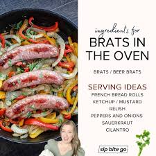 how to cook brats in oven easy baked