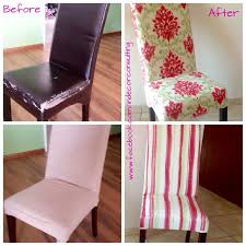 Old Faux Leather Chairs Reupholstered