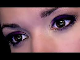 purple smoky eye make up super easy