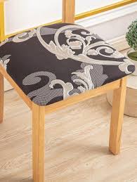 1pc Graphic Print Chair Seat Cover