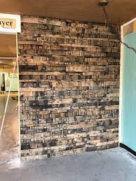 Bourbon Barrel Stave Wall Covering