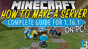 how to make a minecraft server on pc 1