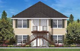 Plan 51931 4 Unit Multi Family House