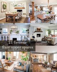 fixer upper kitchens living and dining