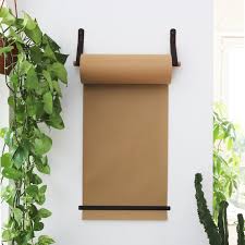 Kraft Paper Leather Holder Wall Note
