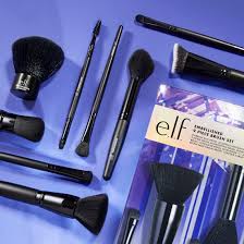 e l f embellished 9 piece brush set