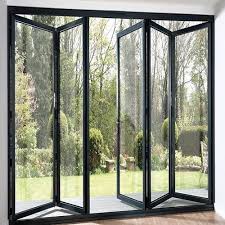 Aluminium Folding Door Glass Door For