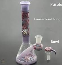 custom blown water bong colorful pipe
