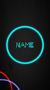 neon sign wallpaper for android with name