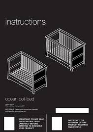 Ocean Cot Bed Instructions Mamas Amp