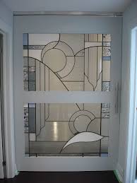 Stained Glass Pocket Door Panels