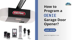 how to program genie garage door opener