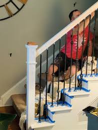 How To Paint A Stair Railing My