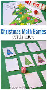 Lucky dice game (addition/mental math) 2. Christmas Math Games With Dice Free