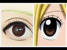 lucy heartfilia tutorial anime eye
